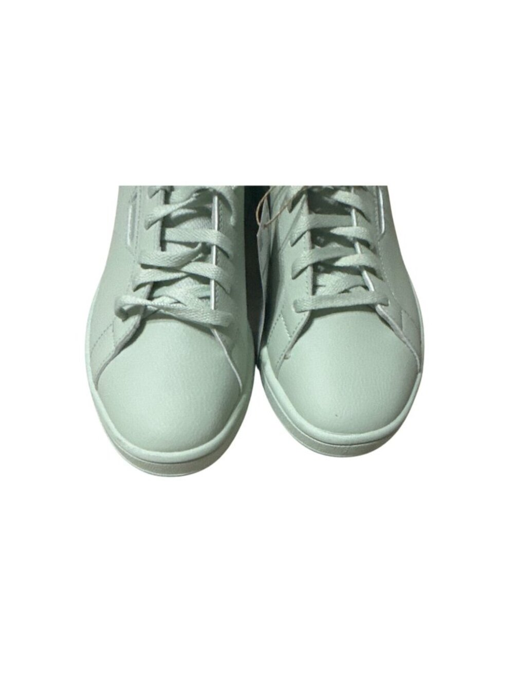 Adidas Size 8.5 Casual Advantage Lace Up Low Top Sneaker Shoes Mint Green - Picture 10 of 11